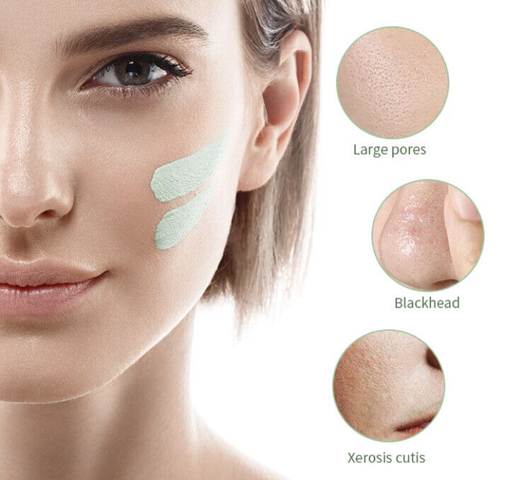 Green Tea Purifying Clay Stick Mask Grün Tee Oil-Control Anti-Acne Fine Solid