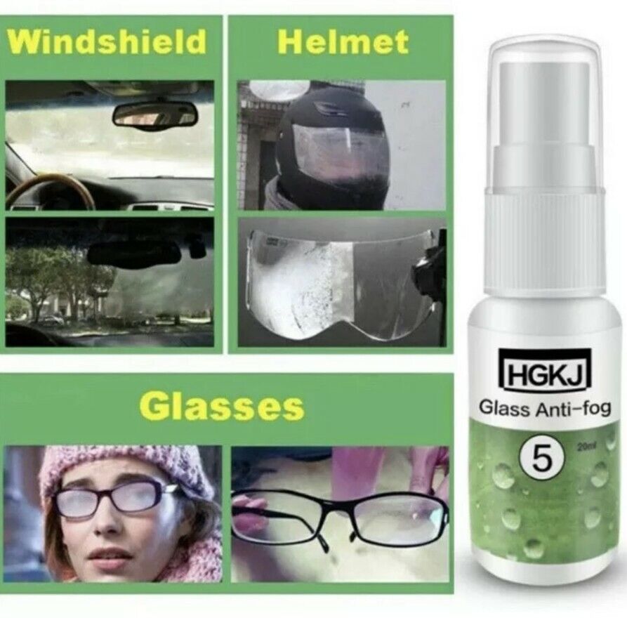 HGKJ 5 Antibeschlag Spray / Kein Beschlagen (fürs Auto, Brille, Helme Etc)